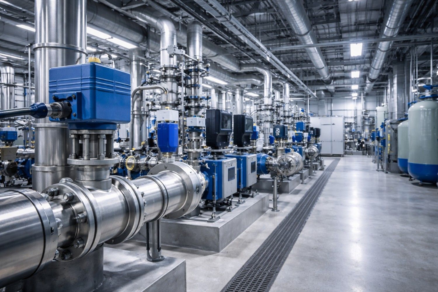 Electric Control Ball Valves in Industrial Environment